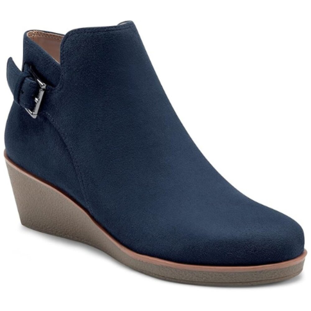 Aerosoles Women's Bradley Ankle Boot Size 5.5M MIDNIGHT NAVY